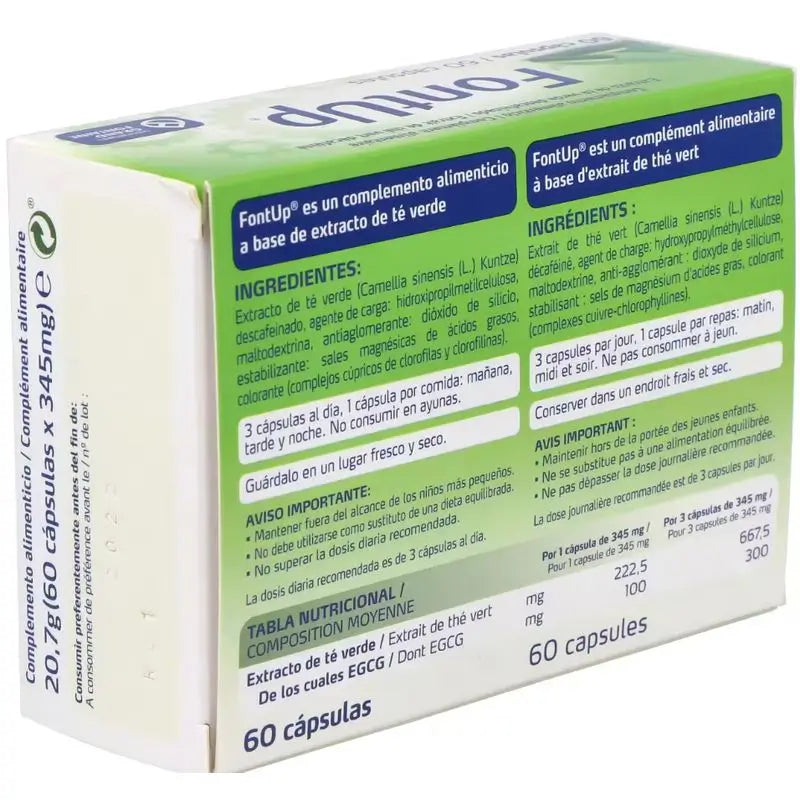 Font Up capsules, 60X345 grams