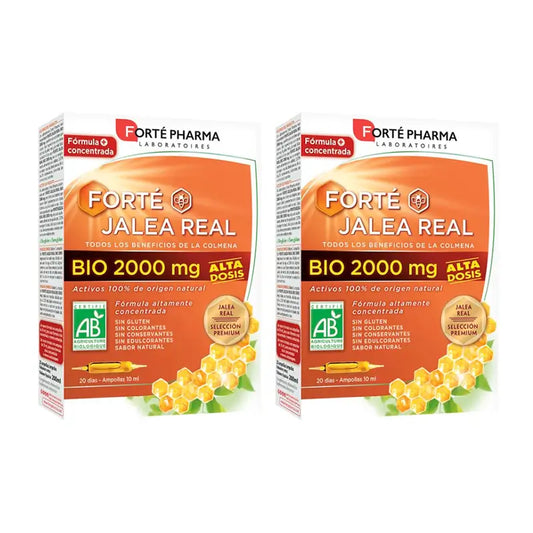 Forté Pharma Duplo Forté Royal Jelly Bio 2000 mg 2 x 20 Amp.