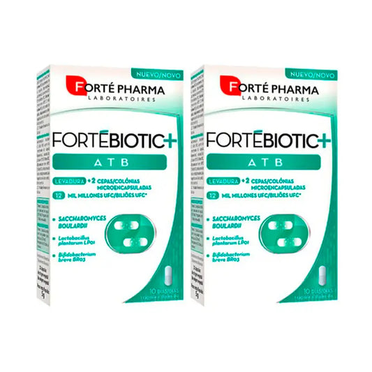 Forté Pharma Duplo Fortébiotic+ Atb, 2 x 10 Capsules
