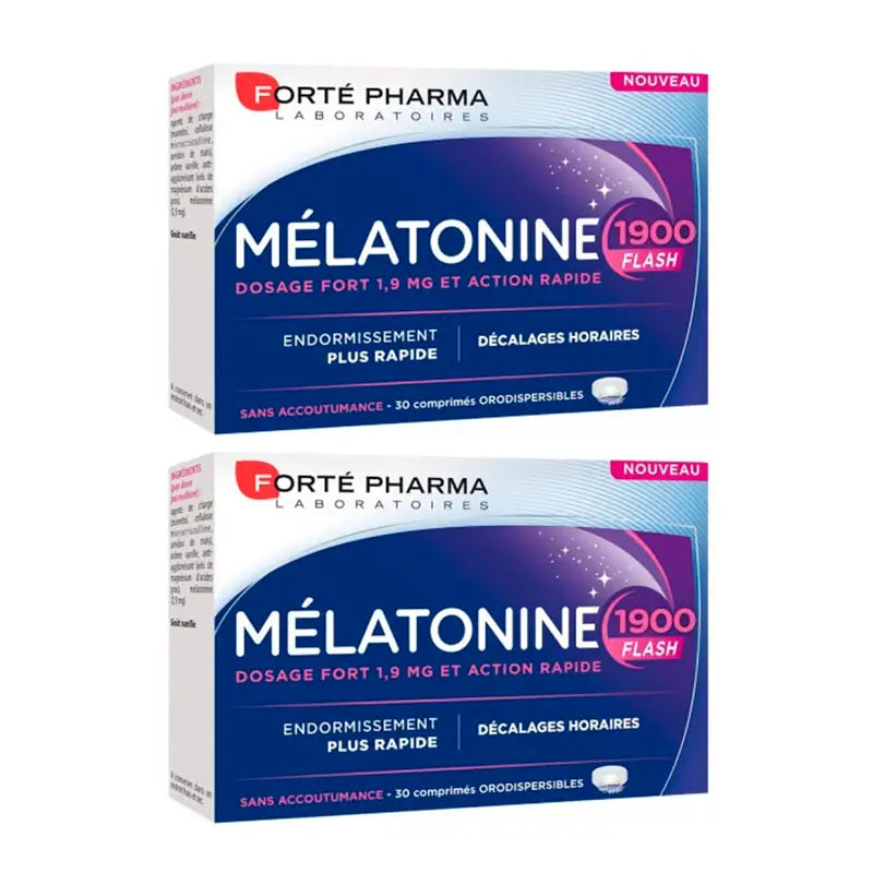 Forté Pharma Duplo Melatonin Flash 1900 2 x 30 tablets