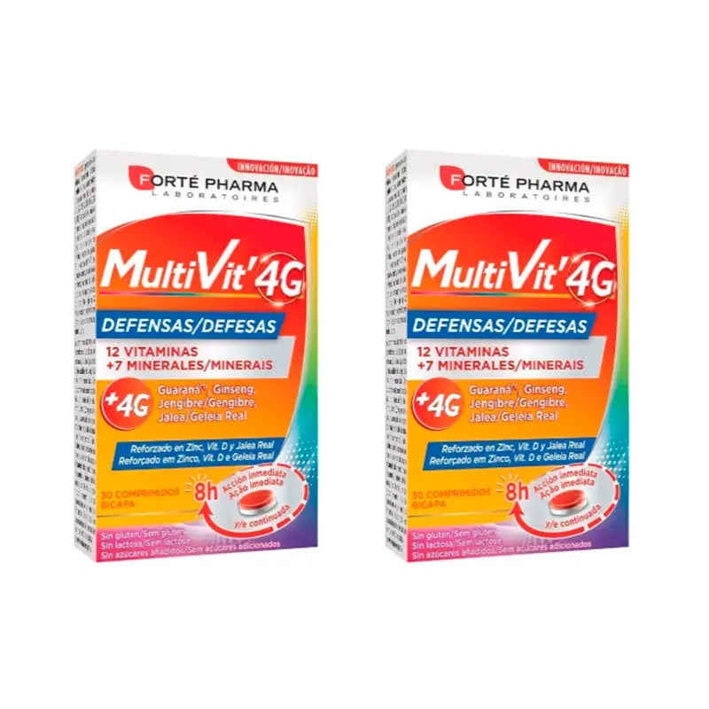Forté Pharma Duplo Multivit 4 gr Defenses