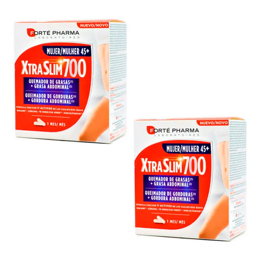 Forté Pharma Duplo Xtraslim700 Woman Fat Burner + Abdominal Fat 2 x 120 capsules