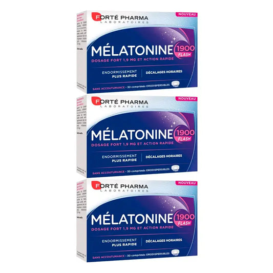 Forté Pharma Triplo Melatonin Flash 1900 3 x 30 tablets
