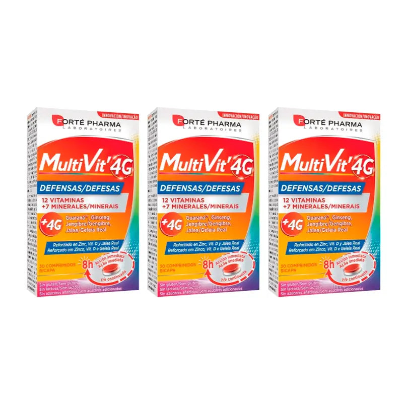 Forté Pharma Triplo Multivit 4 g Defences