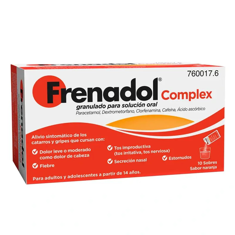 FRENADOL® Flu Relief Complex, Oral Use, 10 Sachets