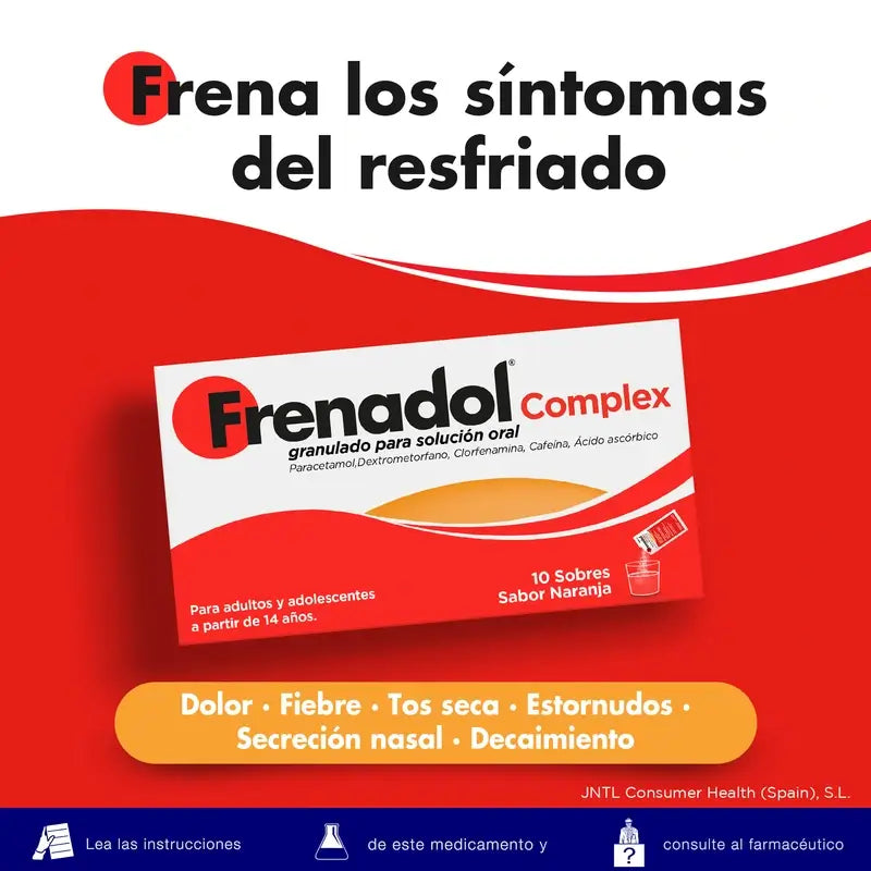 FRENADOL® Flu Relief Complex, Oral Use, 10 Sachets
