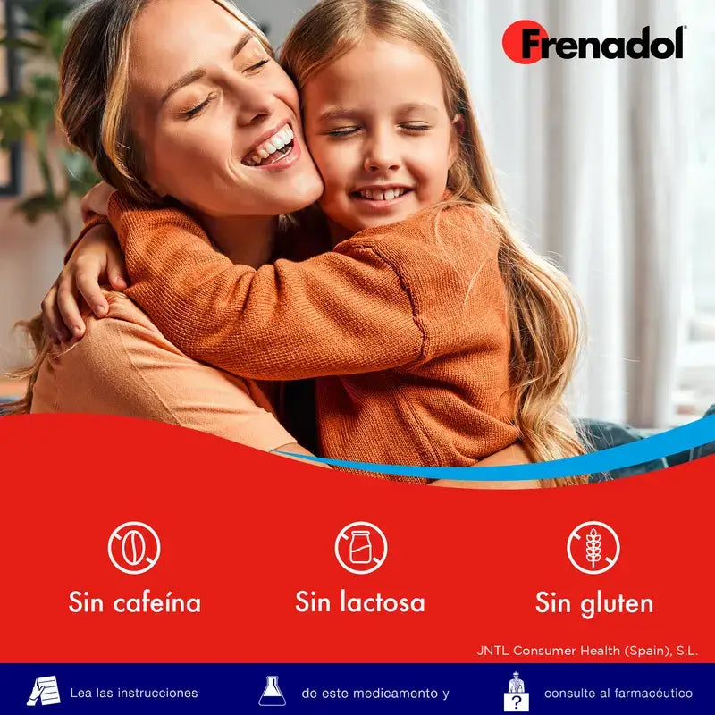 Frenadol Junior Flu Relief for Children, Orange Flavour, Oral Use, 10 sachets