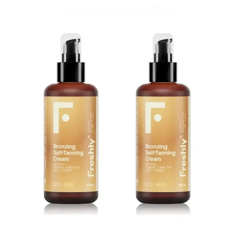 Freshly Bronzing Radiance Self Tanning Cream, 2x200ml