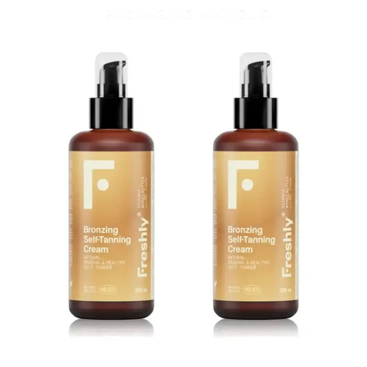 Freshly Bronzing Radiance Self Tanning Cream, 2x200ml