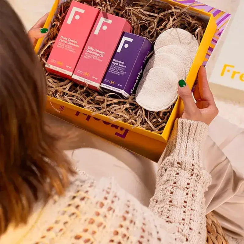 Freshly Make-Up Remover, Cleanser & Serum Box, 3 pcs.