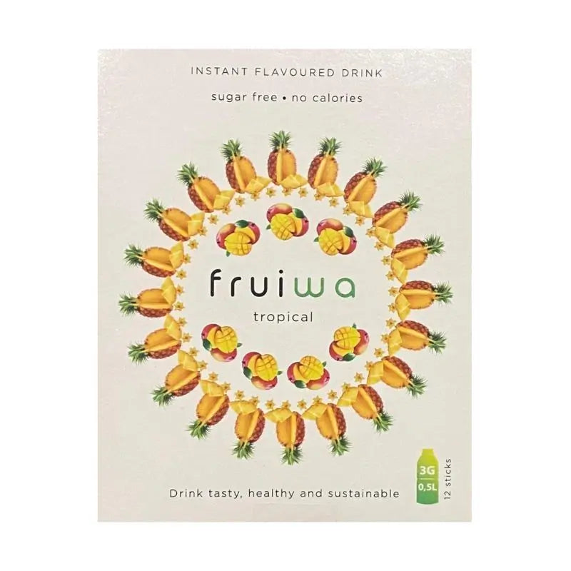 Fruiwa Tropical Flavour Instant Drink Powder with Vitamin C and Sweetener, 36 g