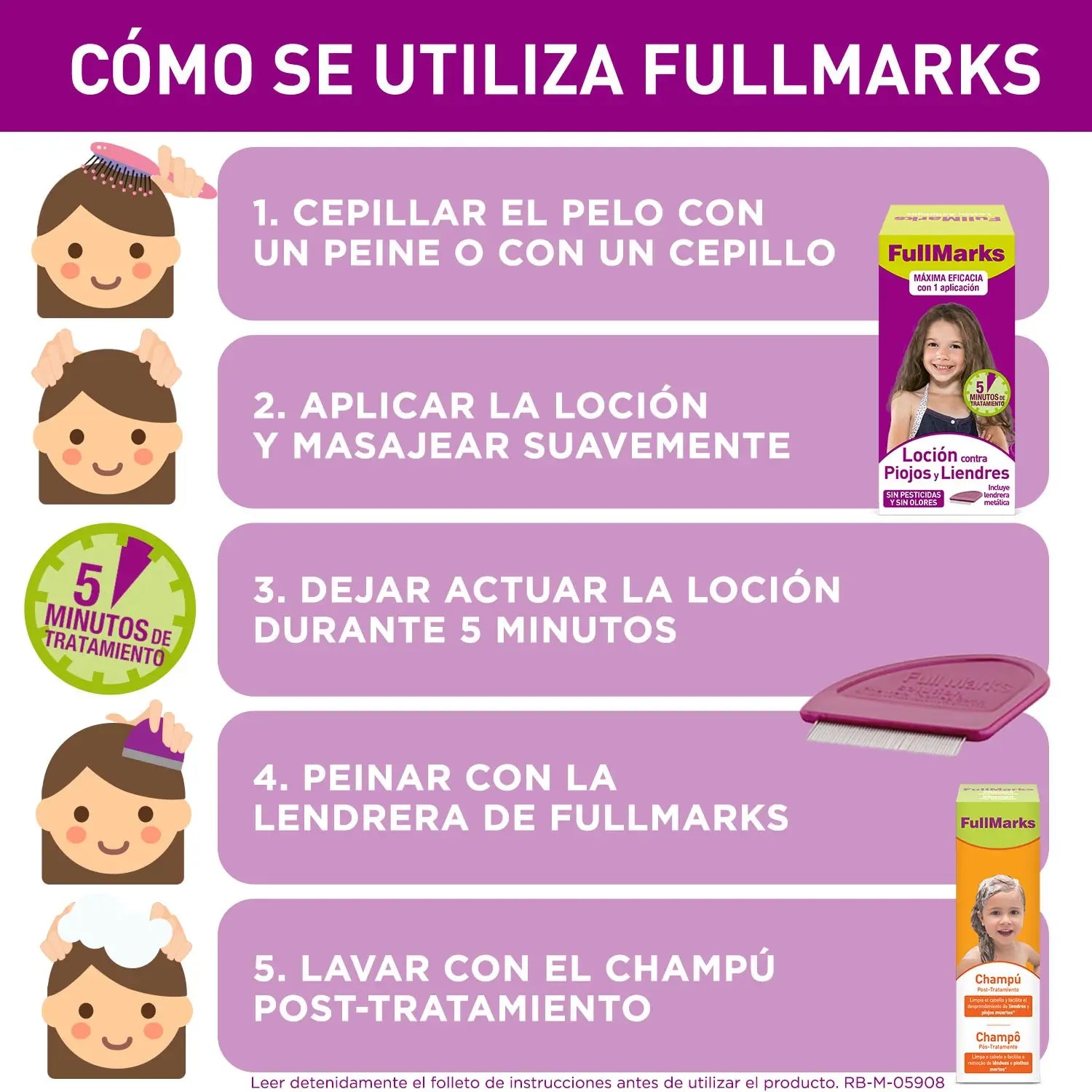 Fullmarks Anti-lice and Nits Shampoo + Lotion