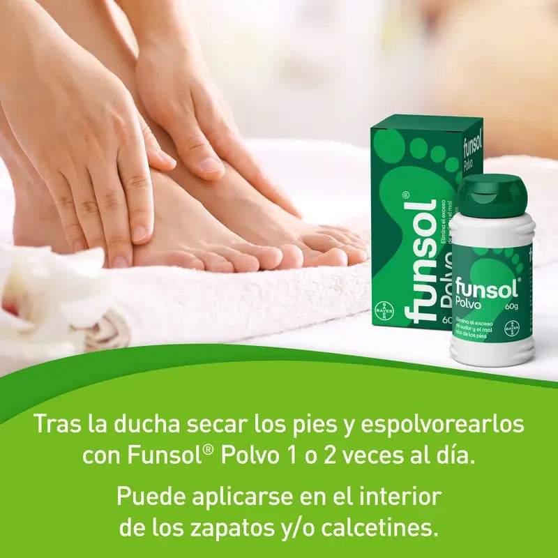 Funsol Deodorant Powder Foot Deodorant 60 gr