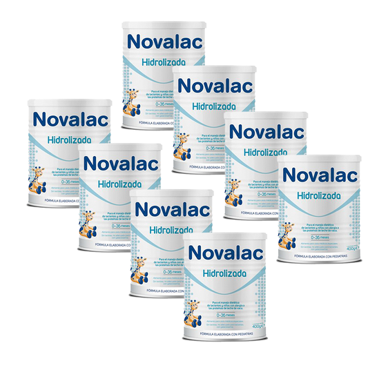 Pack 8 X Novalac Hydrolysed 400 g