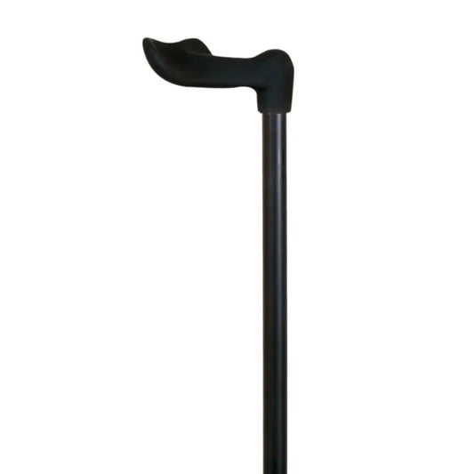 Garcia 1880 Black Extendable Crutch Black Anatomical Left Handle