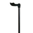 Garcia 1880 Black Extendable Crutch Black Anatomical Left Handle