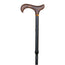 Garcia 1880 Folding Crutch Black Tone Wooden Fist