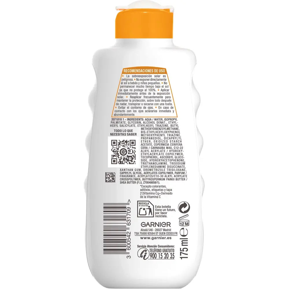 Garnier Delial Hydra Sunscreen Milk Spf50, 175 ml