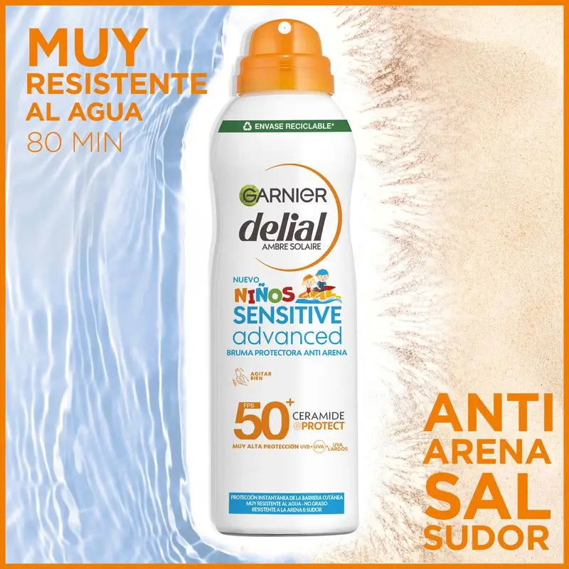 Garnier Delial Sensitive Advanced Anti-sand Mist Spf 50+, 150ml