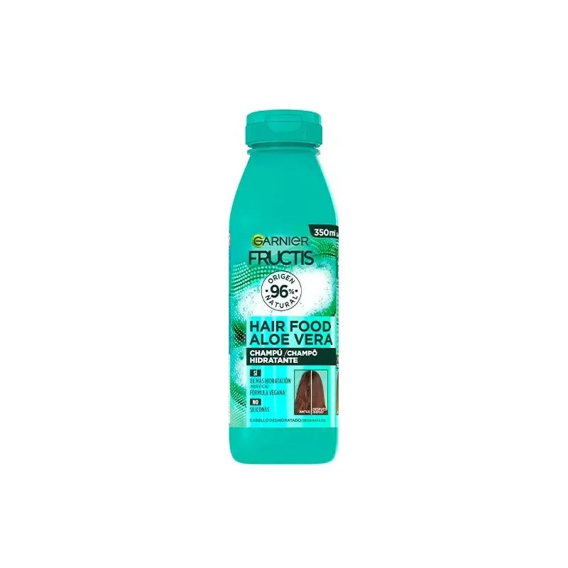 Garnier Fructis Hair Food Aloe Vera Moisturising Shampoo 350 Ml For Dehydrated Hair
