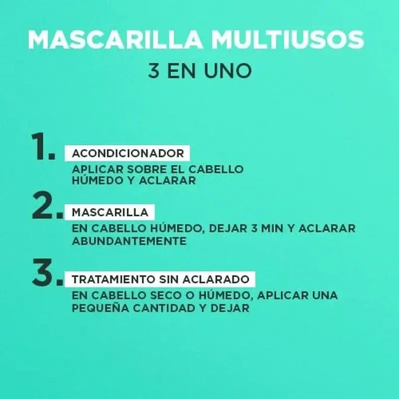 GarnierFructis Hair Food Aloe Vera 3 In 1 Moisturising Mask 400 Ml For Dehydrated Hair