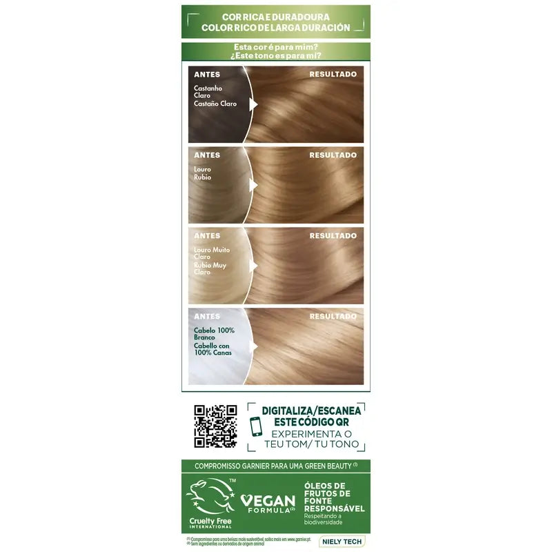 Garnier Nutrisse Golden Blonde Permanent Colour Shade 7,3 , 160 ml