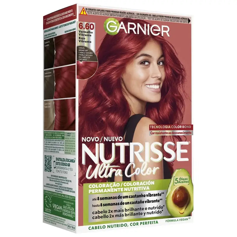 Garnier Nutrisse Ultra Color 6.60 Rouge , 160 ml