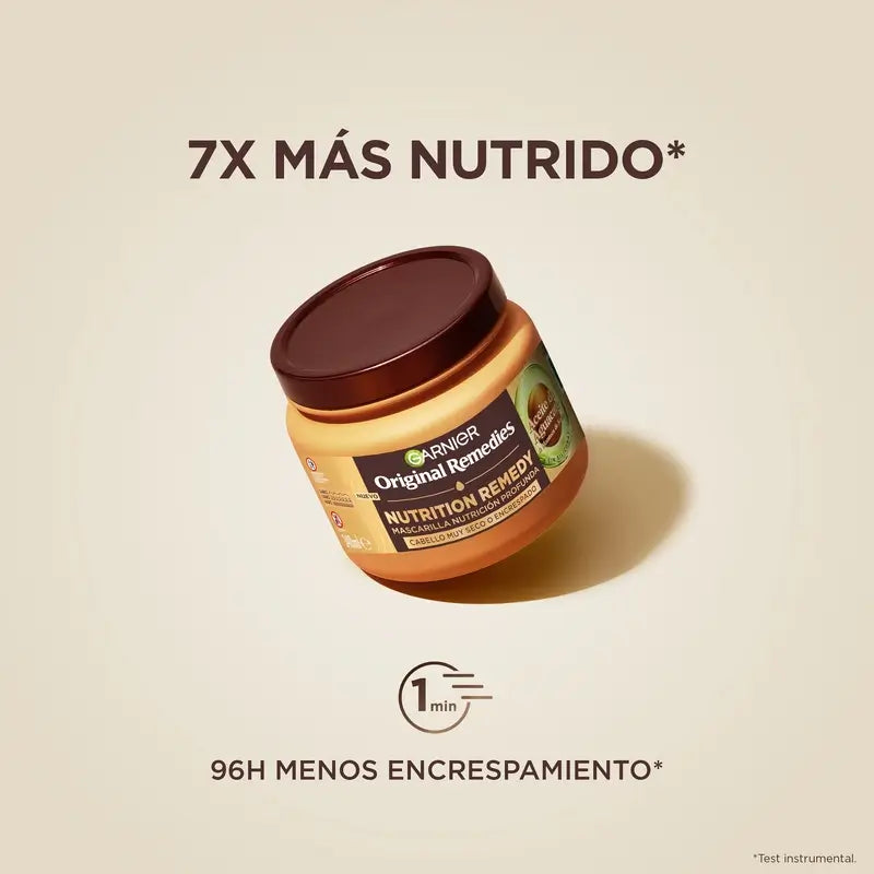 Garnier Original Remedies Ultra Nourishing Hair Remedy Mask with Avocado Oil and Shea Butter, 340Ml