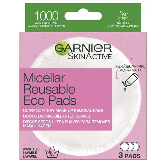 Garnier Skin Active Reusable Microfibre Make-Up Remover Discs