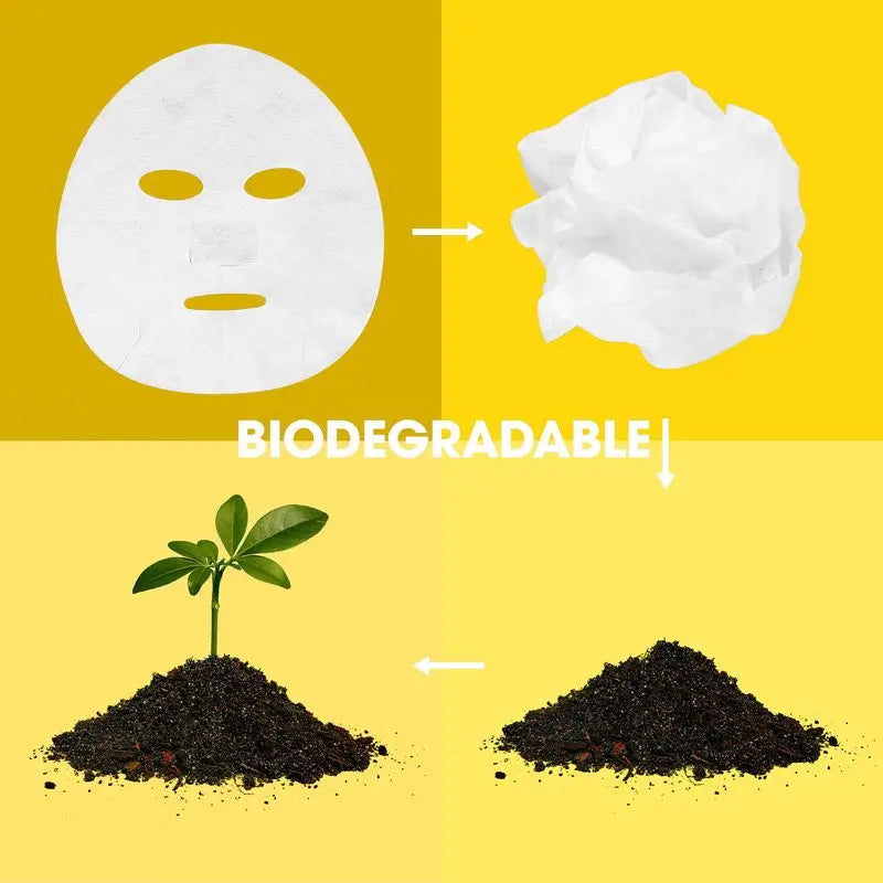 Garnier Tissue Facial Mask with Vitamin C and Hyaluronic Acid. Intensely Hydrated Skin And Visibly More Illuminated And Smoother.