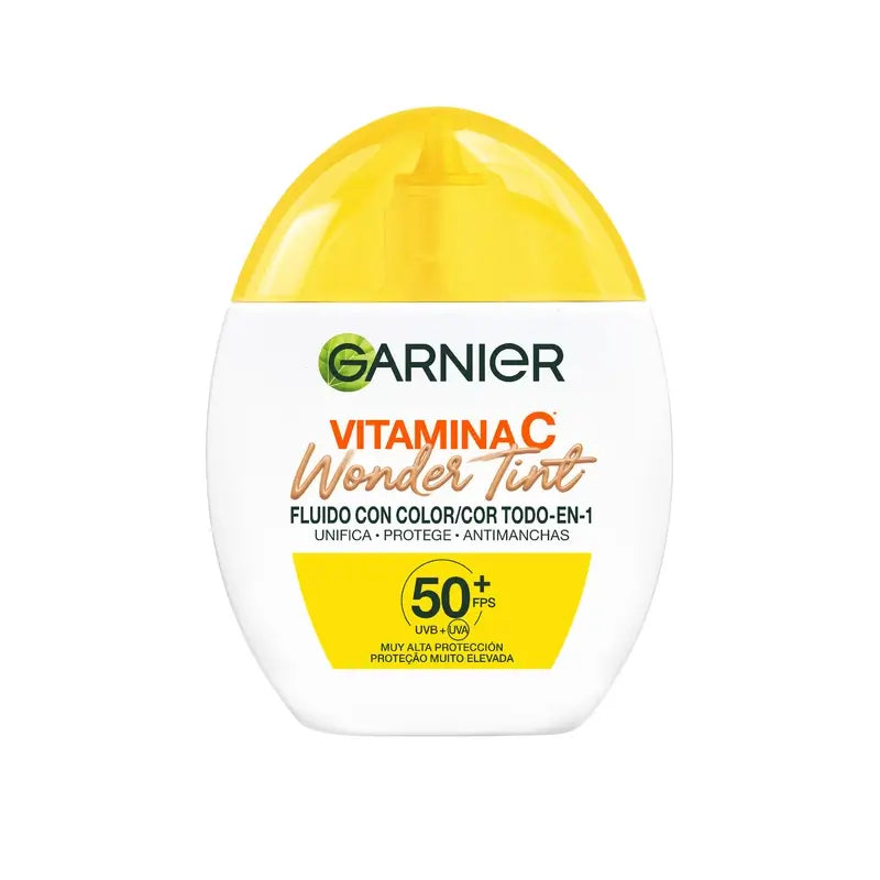 Garnier Uv Daily Protection Vitamin C Wonder Tint Spf50+, Medium Tone , 40 ml