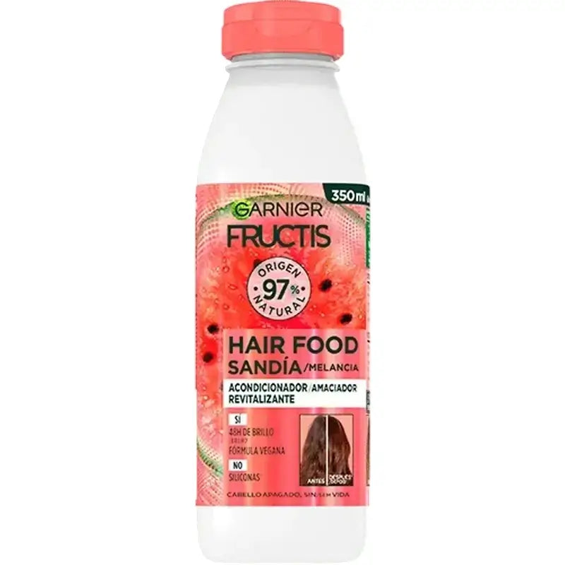 Garnier Fructis Hair Food Watermelon Revitalising Conditioner For Dull, Lifeless Hair 350 Ml