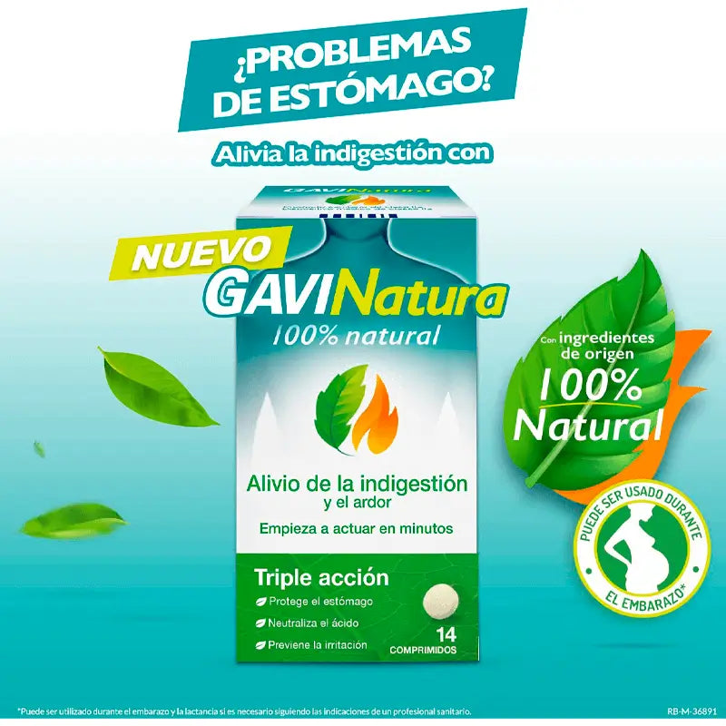 Gavinatura Indigestion and Heartburn Relief, 14 Tablets