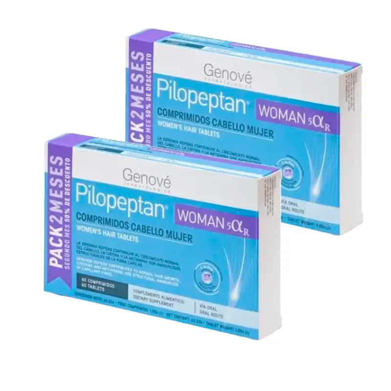 Genové Pilopeptan Woman 5 Alpha R, Pack 2 x 60 tablets