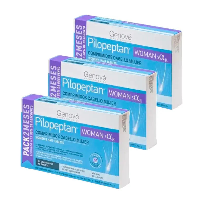 Genové Pilopeptan Woman 5 Alpha R, Pack 3 x 60 tablets