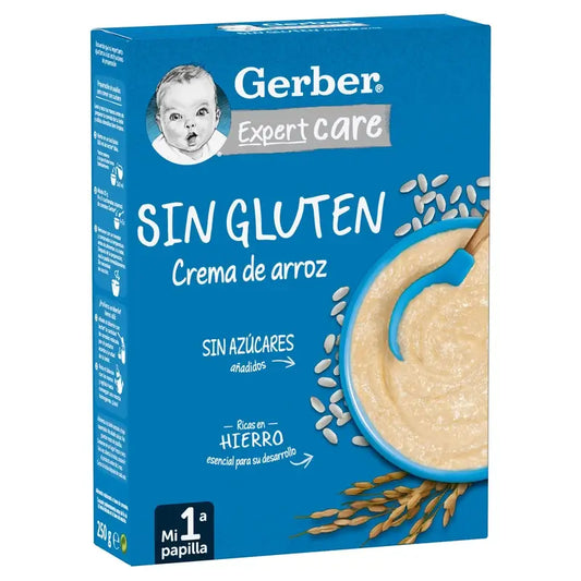 GERBER Gluten Free Rice Cereal Cream 250g