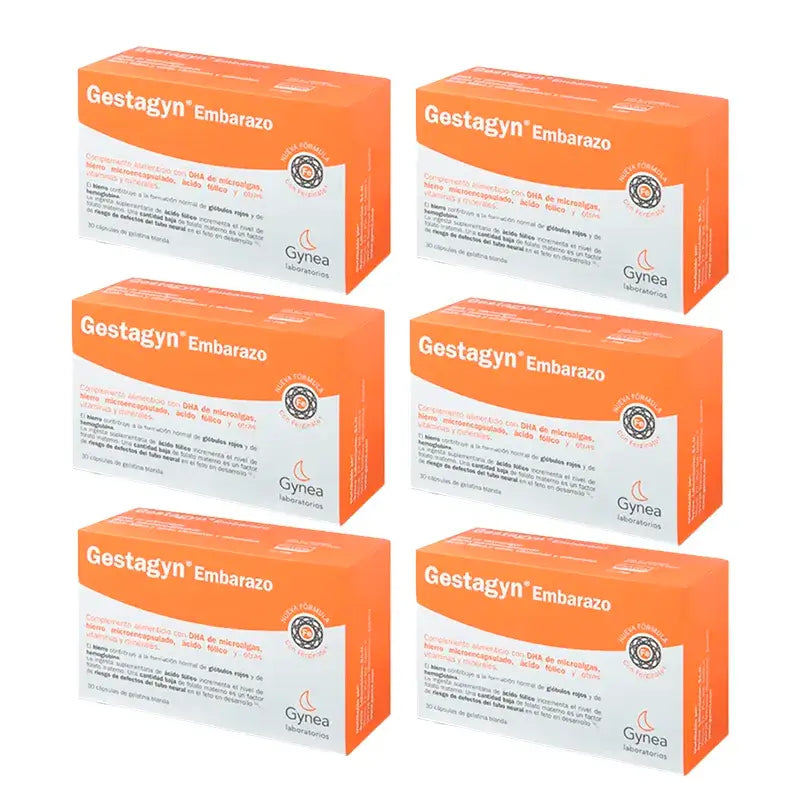 Gestagyn Pregnancy, Pack 6 x 30 Capsules