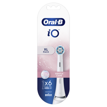 Oral-B Braun iO Gentle Care Replacement Brushes, 6 pcs.