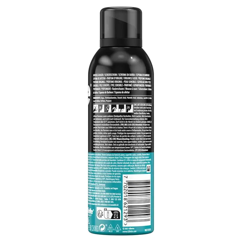 Gillette Classic Men's Shaving Foam , 200 ml