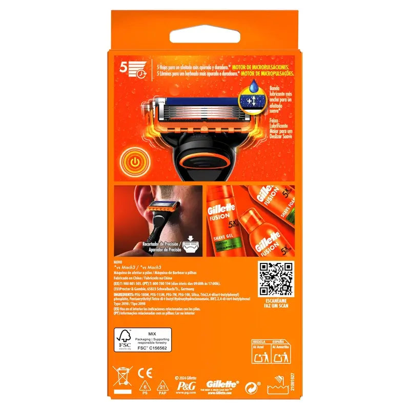 Gillette Fusion5 Power Men's Safety Razor