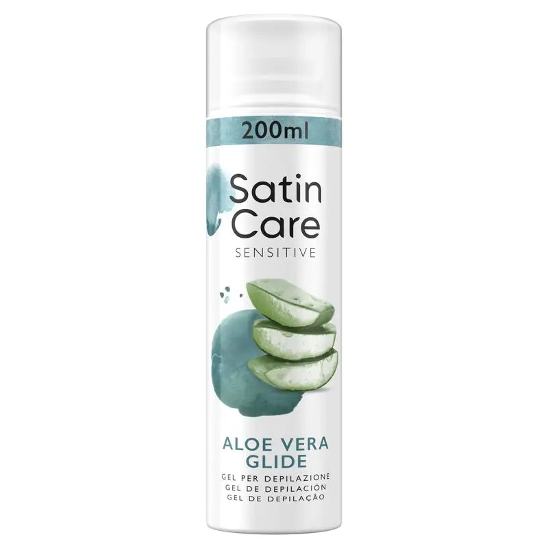 Gillette Satin Care aloe vera hair gel for women, 200 Ml