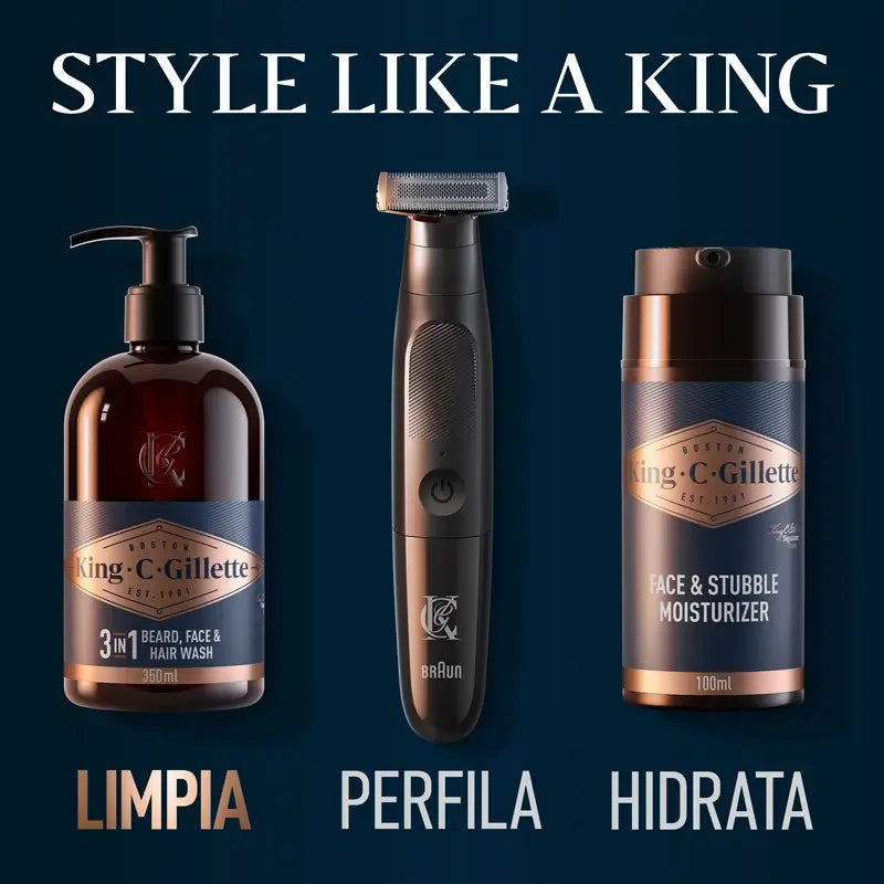Gillette King C. Beard & Face Gel , 350 ml