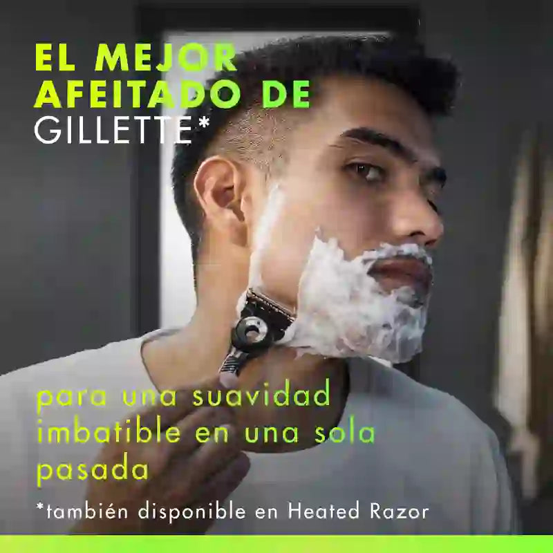 Gillette Exfoliating Bar Machine + 1 Refill + Hanger