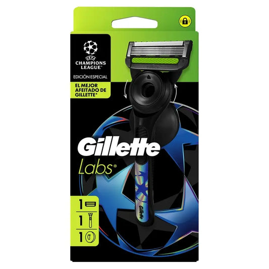 Gillette Labs Razor with Exfoliating Bar + 1 Refill & Hanger
