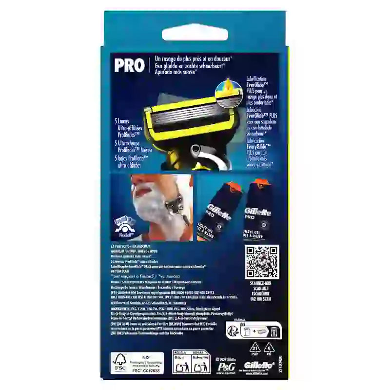 Gillette Fusion Proshield Fusion Machine + 2 Refills