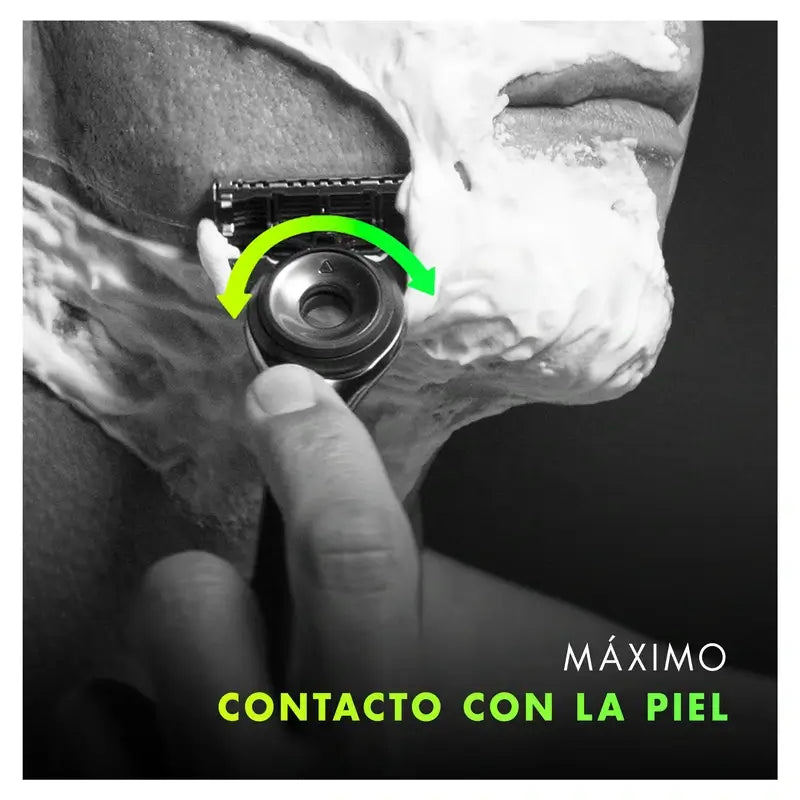 Gillette Labs Razor With Exfoliating Stick + 5 Gillete Refills Pack