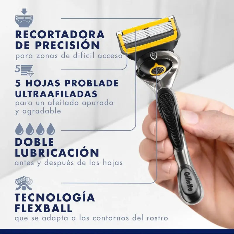 Gillette Proshield Men's Razor Refills, 4 pcs.