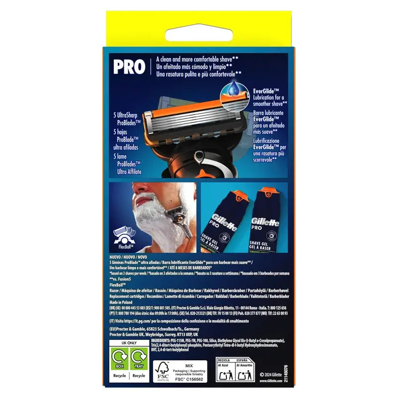 Gillette Refill, 4 pieces