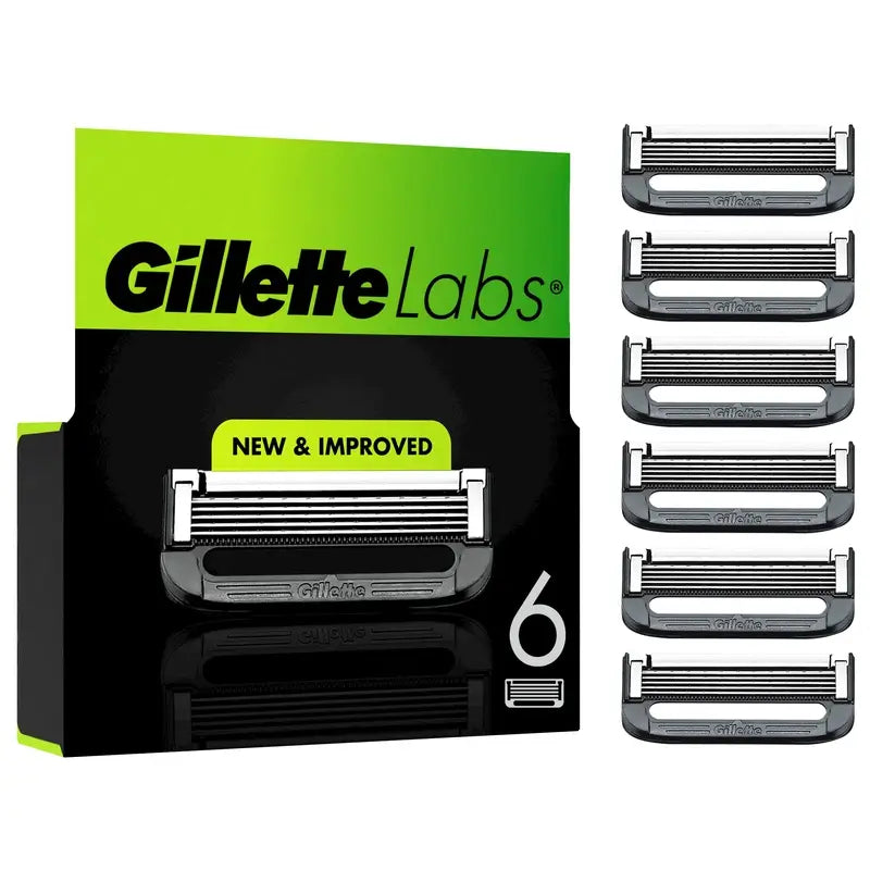 Gillette Labs Refill, 6 Refills, 1 Piece