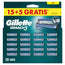 Gillette Mach3 Refill, 20 Refills
